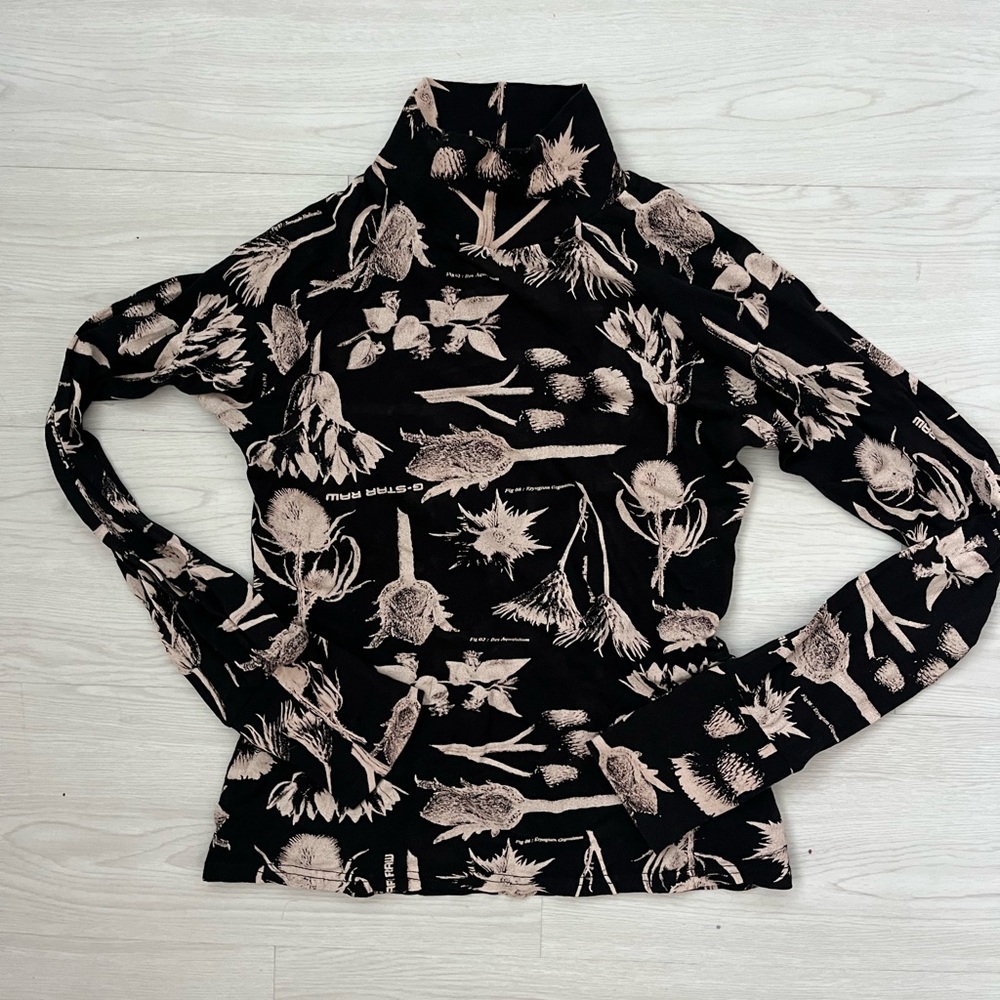 G-Star Lecite All Over PrinSlim Long Sleeve Floral 100% cotton